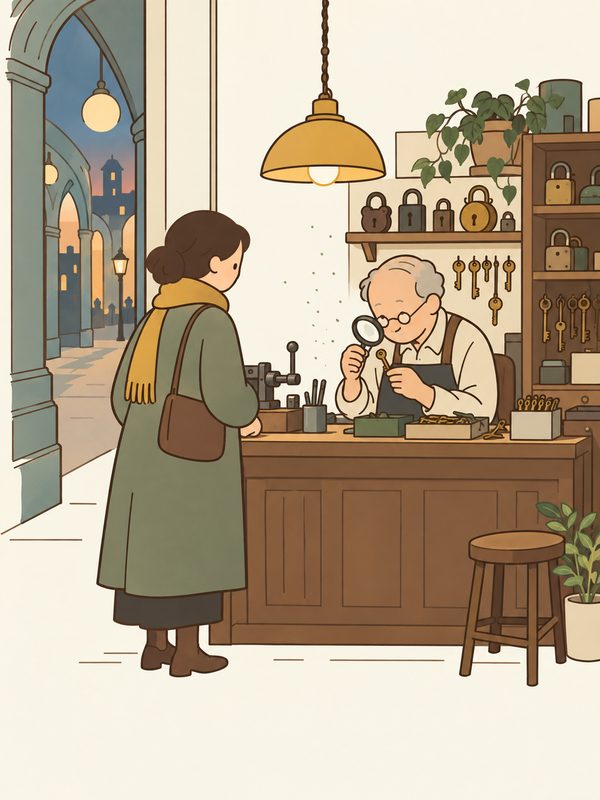The Spare Key Shop, a JLPT N2 story