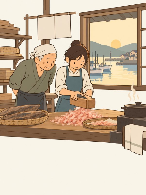 削り節の朝