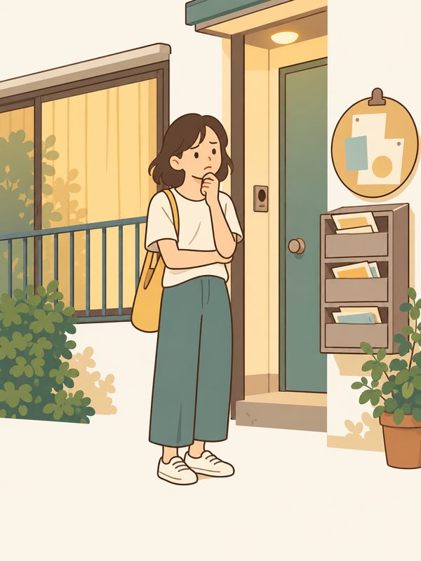 回覧板が止まった家
