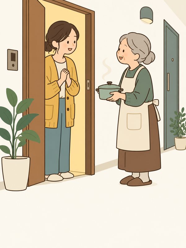 隣の部屋のおかゆ