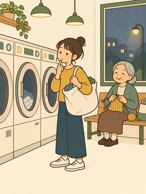 コインランドリーの先生
