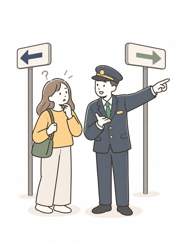 えきのでぐちはどこですか